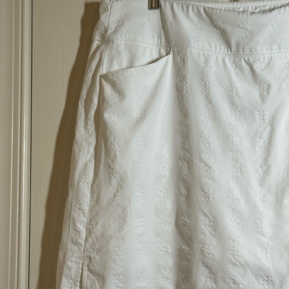 Lady Hagen White Pleated A-line Mini Skirt Size XXL - Picture 2 of 7